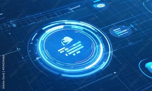 Cool Blue Tones for Effective Data Visualization Stock Video