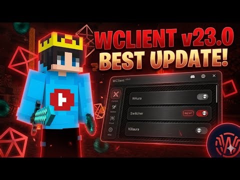 Best Hack Client For MCPE 1.26.13 🔥 | W Client For MCPE 1.26+ ✅