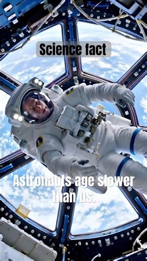 Time Moves Slower in Space. #why #science