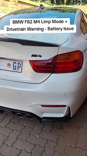 BMW F82 M4 Limp Mode and Drivetrain Warning Explained