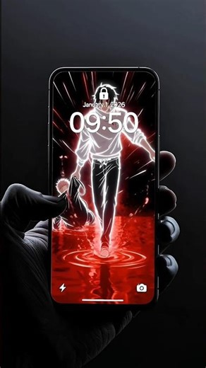 Jujutsu Kaisen Season 3 Red Aura Live Wallpaper For Android 🩸👁️ #shorts