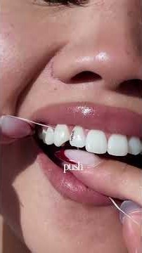 how to FLOSS EASILY by a dental hygienist