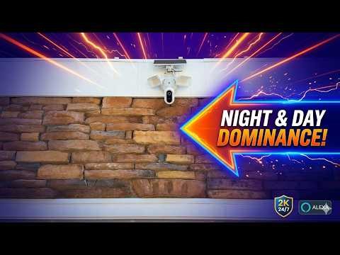 Onforu Solar Flood Light 2K | Motion Detection Security Test