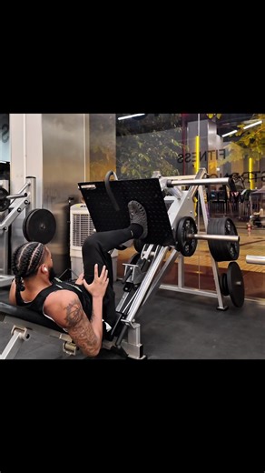 i was doing shoulder and leg exercise.