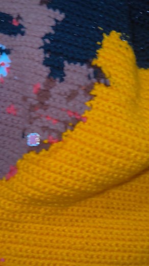 206 reactions · 24 shares | Okkkkkk yall I just gotta add buttons but 100 hours later my very first crochet tapestry sweater maybe my last one too  JuliA she gonna have this sweater her whole life Difrantkids2 Difrant  S/n her and this cat fight all day 若 … I love ❤️ the out come 殺殺殺殺I really locked in to finish this  | Chantell Suggs | Facebook