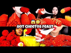 This Cheesy Hot Cheetos Mukbang Is INSANE 😱🔥🧀 | ASMR Eating