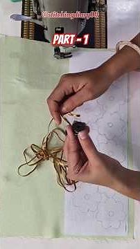 How to make Pattern For Cutwork Embroidery dress design #ytshorts #ytviral #diy #fashion #embroidery