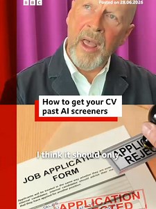 Have you struggled getting past the first application stage? #Jobs #JobHunt #AI #Application #BBCNews