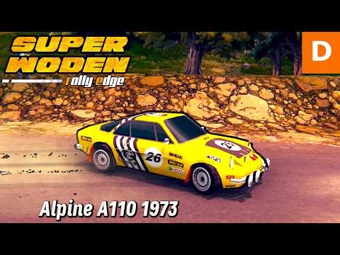 Super Woden Rally Edge – Alpine A110 1973 Yellow– Class D – 255 HP
