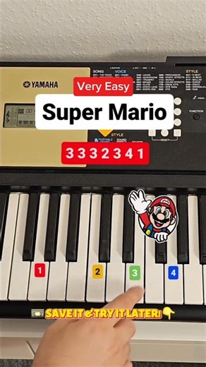 🎹 How to Play Super Mario on Piano | Easy Piano Tutorial 🍄