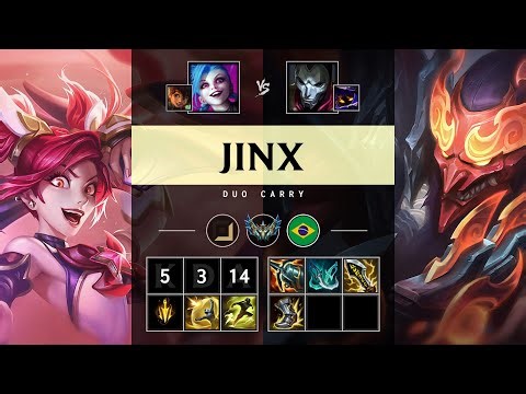 Jinx ADC vs Jhin - BR Challenger Patch 25.18