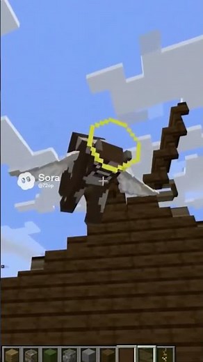 Minecraft flying cow #shorts