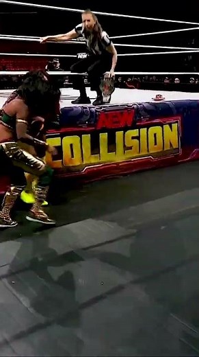 Did #MercedesMone mean to do that?! #AEWCollision