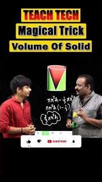 Volume Of Solid | Teach Tech