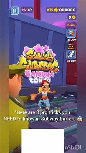 “3 Pro Tricks You MUST Know 😱 Subway Surfers Gameplay!”