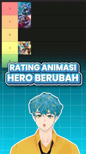 Rating Animasi Hero Berubah di Mobile Legend #mobilelegends #mlbb #vtuber
