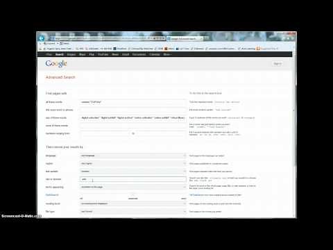 Find Primary Source Collections with Google Advanced Search