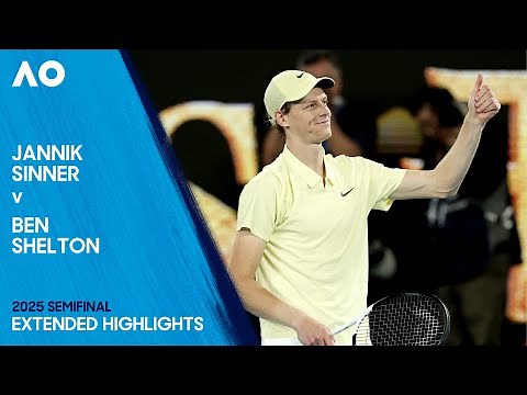 Jannik Sinner v Ben Shelton Extended Highlights | Australian Open 2025 Semifinal