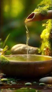 Calm Piano with Flowing Water Sounds for Peaceful Daytime Relaxation 🌿