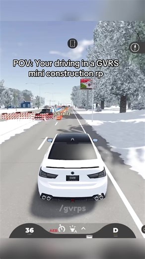 Driving in a GVRS Mini Construction Roleplay