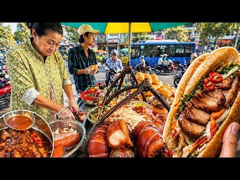 Ổ BÁNH MÌ ĐẦY Ụ THỊT – Ăn Là GHIỀN Ở VỈA HÈ