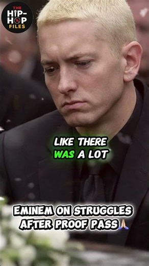 Em on struggles after PROOF! #slimshady #eminemshorts #eminemrapgod #d12 #eminem #rap #hiphop