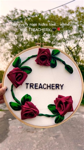 ✨ Turning satin ribbons into timeless roses 🌹#theroshni #diy #art #craft #yt #artshorts #diycrafts