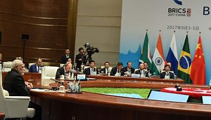 BRICS Summit opens in Chinas Xiamen; PM Narendra Modi meets Xi Jinping, Putin