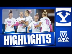 BYU Women's Soccer vs Arizona | Full Game Highlights (2025)