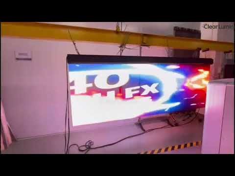 Double Side Holographic Transparent Screen