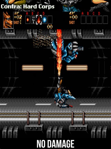 Exploring Boss Iron Spider in Contra Hard Corps
