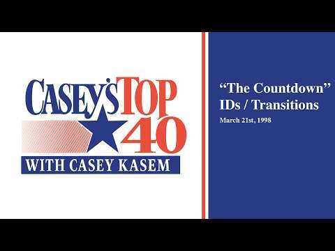 Top 40 Countdown Jingles & IDs March 21 1998 Jam Creative Westwood One Final Week