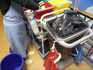 Nettoyage professionnel d'une toilette