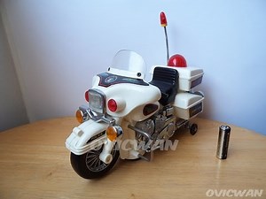 Juguete Motocicleta de Policía Police Highway Patrol con Luz