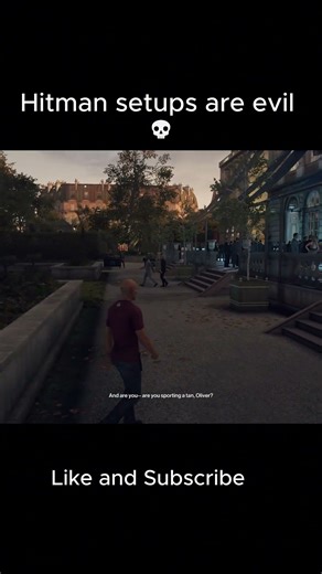 He stepped on the wrong wire ⚡💀 #hitman #gaming #fun #funny #hitman3 #gameplay
