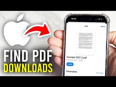 How To Find Downloaded PDF Files On iPhone - Full Guide