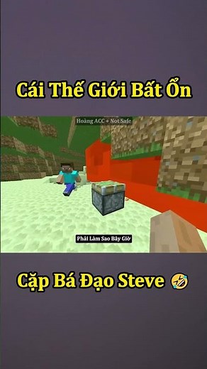 Unstable Minecraft World and the Awesome Steve Couple (Episode 4) 🤣 #shorts