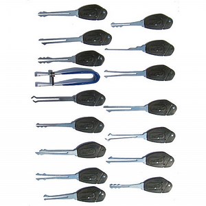 KLOM Wafer Lock Rakes - Lock Picks for Double Sided Locks