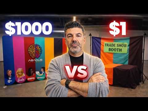 $1 Vs $1,000 Trade Show Booth