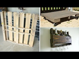 10 Ways Of Turning Scrap Wood Pallets Into Furniture