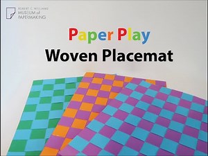 Paper Play: Woven Placemat