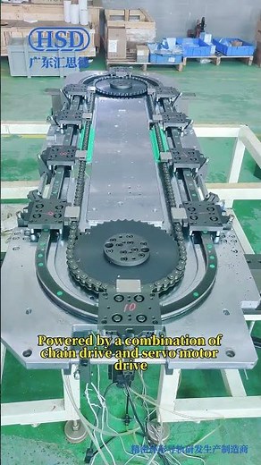 Circular guide track conveyor system, customized automated production pallet conveyor equipment
