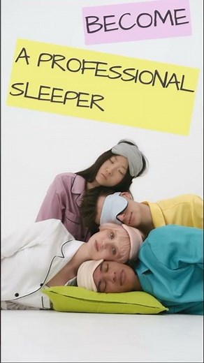My Dream Job: Professional Sleeper! How to Get Paid to Sleep. Make money sleeping.