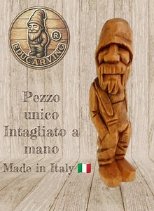 Hand Carved Wooden Gnome – Unique Handmade Wood Figurine – Rustic Home Decor - Etsy