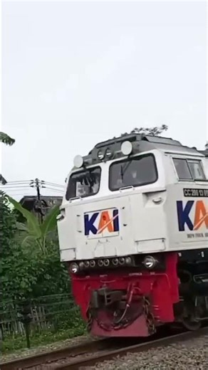 KA Lodaya Agi dengan asisten masinis nya ramah bersilang dengan KA Cikuray computer Line Garut