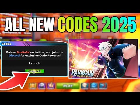 ALL WORKING PARKOUR CHAMPIONS CODES! RELEASE UPDATE CODES! - Roblox