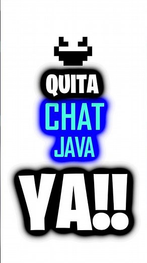 #datwinxd 🌮👽🍸How to remove chat in Minecraft Java 👽👌