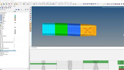 optistruct灵敏度分析