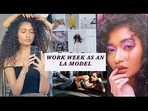 A Work Week as a Model in Los Angeles// Shoots, Casting, Workout, Cooking & more