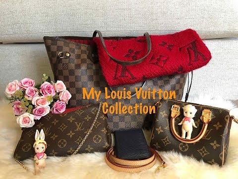 我的LV包包合集 | My Louis Vuitton Collection | LV老花棋盘格 | LV Monogram Nano Speedy, Pallas Clutch, Neverfull